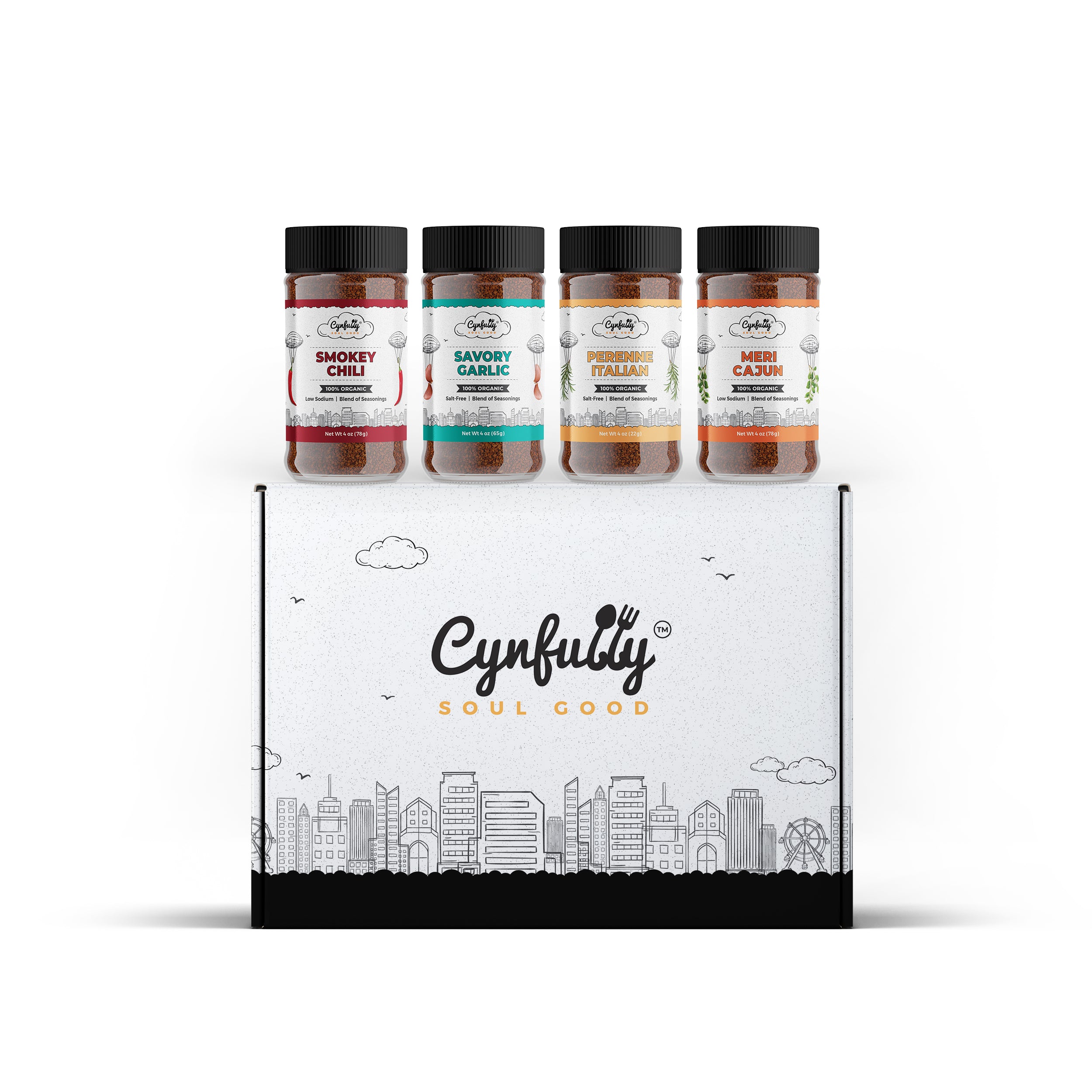 Organic Cynfully Soul Good 4-Pack Gift Set