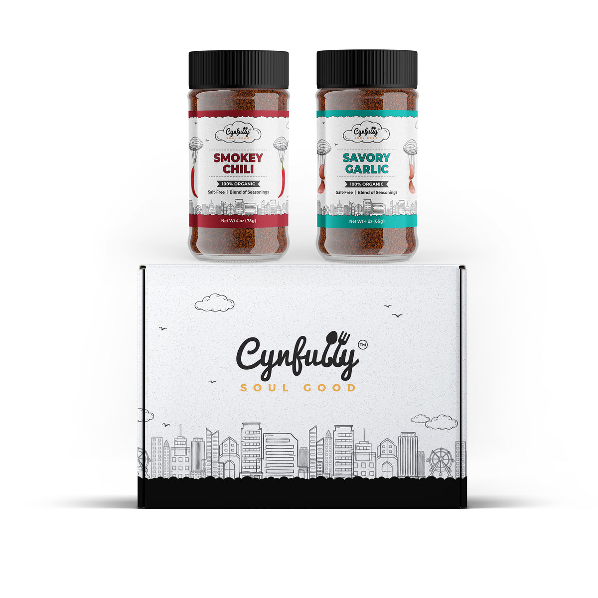 The Cynfully Soul Good Savory + Smokey SALT-FREE Twin Pack